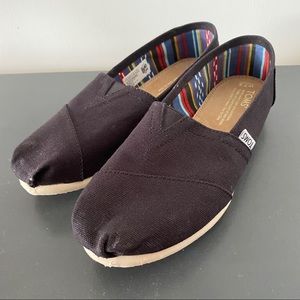 TOMS Classic Black Shoes